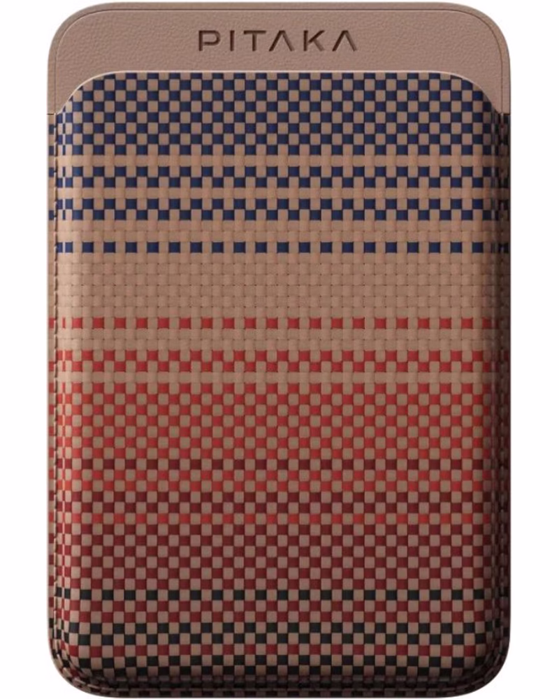 Чехол-кардхолдер Pitaka Magnetic Woven Wallet Sunset (MWW2402)
